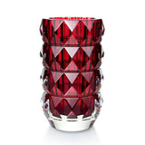 Vaza rosie din cristal, Louxor by Thomas Bastide - BACCARAT Vaza rosie din cristal, Louxor by Thomas Bastide - BACCARAT