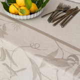 Fata de masa, 175 x 250 cm, bej, Volia¨re - JACQUARD FRANCAIS Fata de masa, 175 x 250 cm, bej, Volia¨re - JACQUARD FRANCAIS