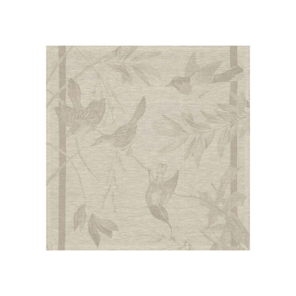 Servet de masa, 58 x 58 cm, bej, Volia¨re - JACQUARD FRANCAIS Servet de masa, 58 x 58 cm, bej, Volia¨re - JACQUARD FRANCAIS