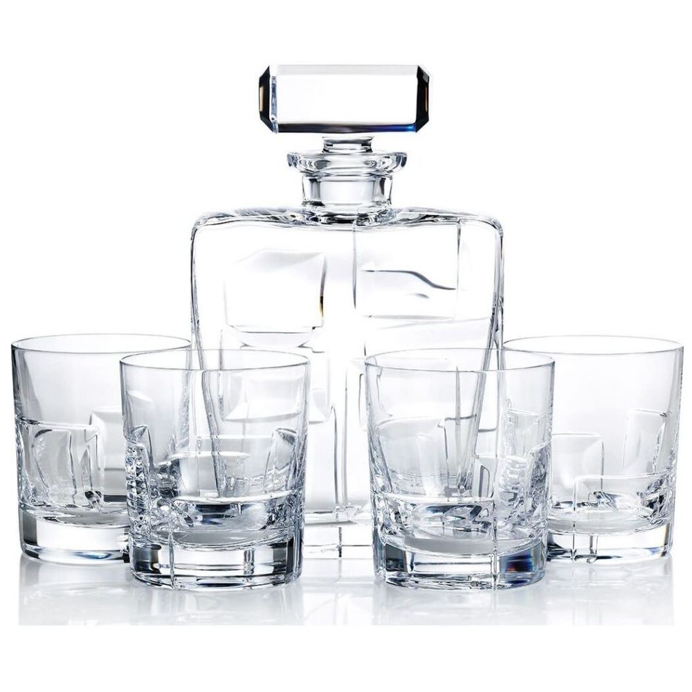 Set whisky - 1 decantor si 4 pahare, Portrait - VISTA ALEGRE Set whisky - 1 decantor si 4 pahare, Portrait - VISTA ALEGRE