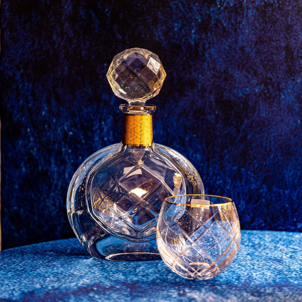 Decantor whisky, cristal, Dux - VISTA ALEGRE Decantor whisky, cristal, Dux - VISTA ALEGRE