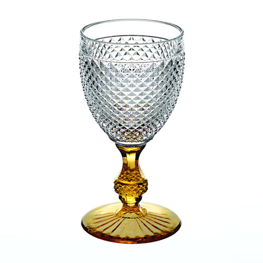 Pahar pentru vin, 280 ml, Bicos Bicolor Amber - VISTA ALEGRE
