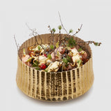 Vaza Rigato, auriu, H. 24 x D. 47 cm - SIMONA'S Specials Vaza Rigato, auriu, H. 24 x D. 47 cm - SIMONA'S Specials