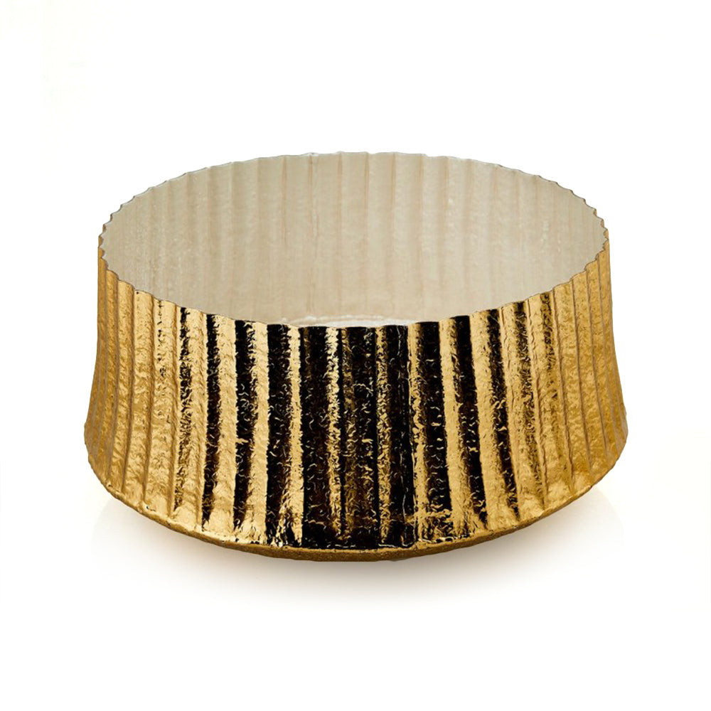 Vaza Rigato, auriu, H. 24 x D. 47 cm - SIMONA'S Specials Vaza Rigato, auriu, H. 24 x D. 47 cm - SIMONA'S Specials