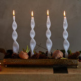 Lumanare spirala, alb lacuit, 27 cm, Fiamma - SIMONA'S COLLECTION Lumanare spirala, alb lacuit, 27 cm, Fiamma - SIMONA'S COLLECTION