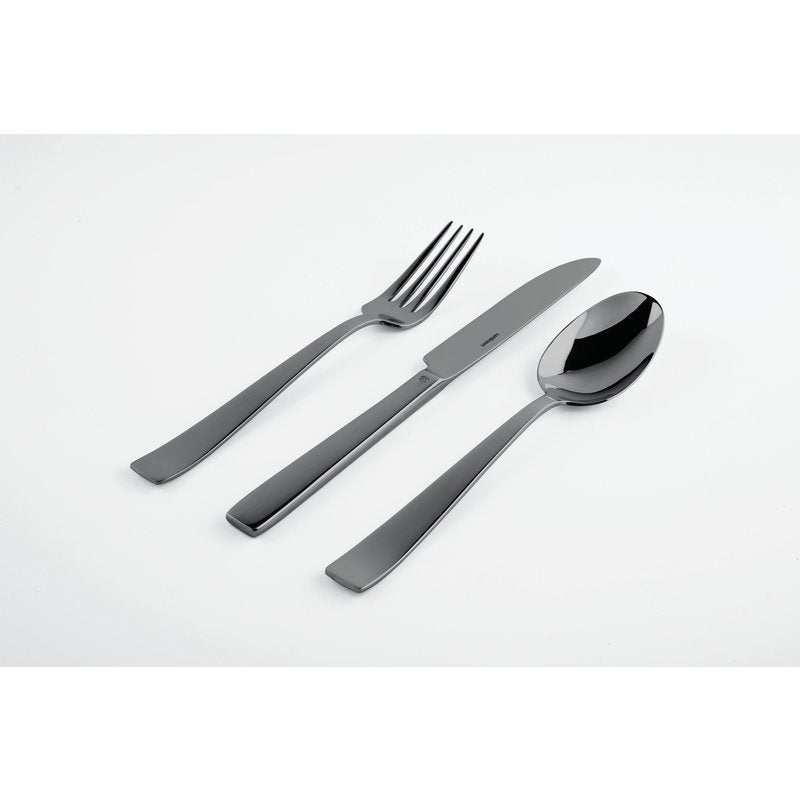 Set tacamuri 24 piese, inox, colectia Flat Black - SAMBONET Set tacamuri 24 piese, inox, colectia Flat Black - SAMBONET