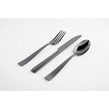 Set tacamuri 24 piese, inox, colectia Flat Black - SAMBONET Set tacamuri 24 piese, inox, colectia Flat Black - SAMBONET