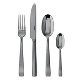 Set tacamuri 24 piese, inox, colectia Flat Black - SAMBONET Set tacamuri 24 piese, inox, colectia Flat Black - SAMBONET