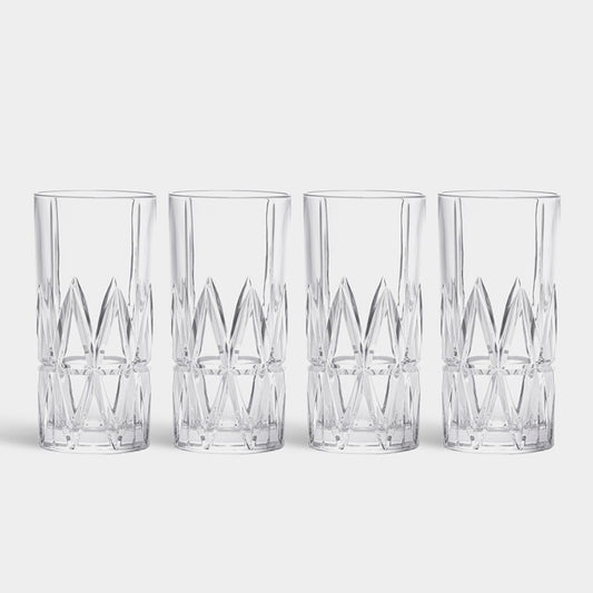 Set 4 pahare inalte, 370 ml, Peak by Martti Rytkonen - ORREFORS