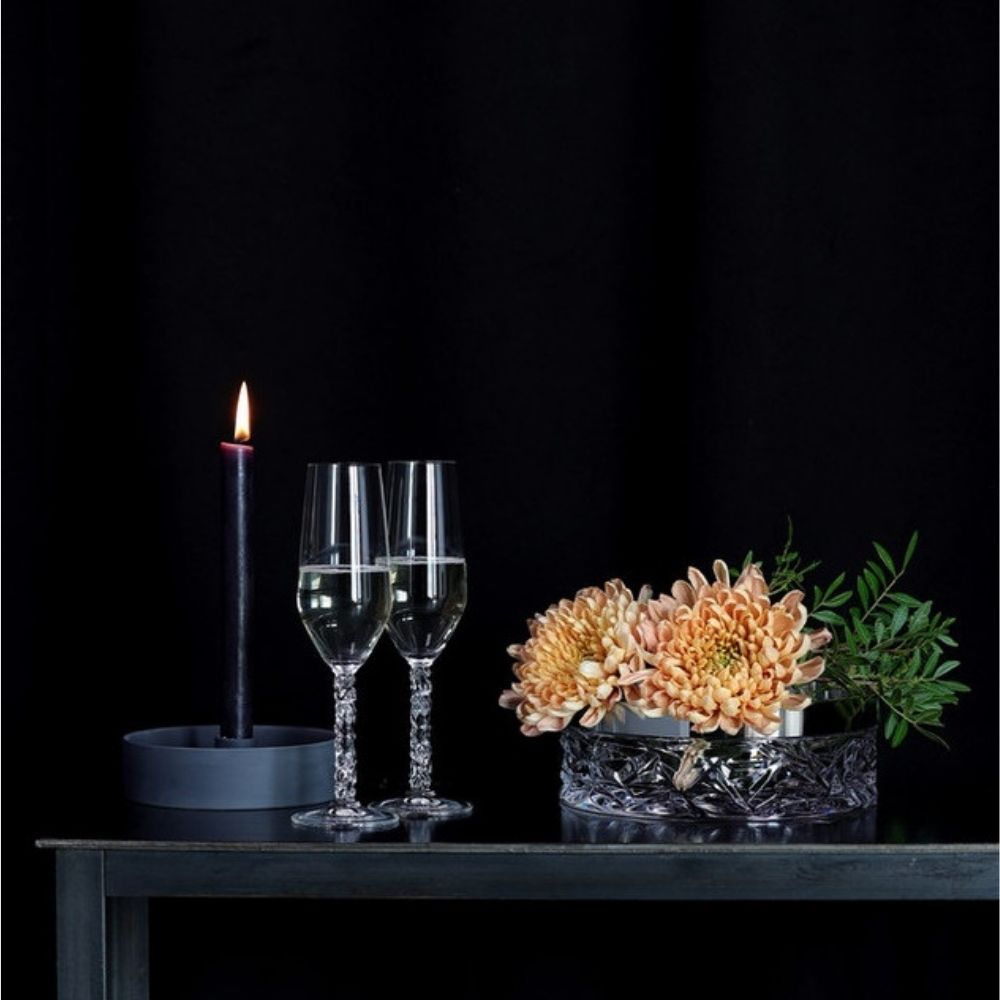 Set 2 pahare de sampanie, 240 ml, Carat by Lena Bergstrom - ORREFORS Set 2 pahare de sampanie, 240 ml, Carat by Lena Bergstrom - ORREFORS