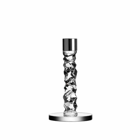 Sfesnic din sticla cristalina, 18.3 cm, Carat by Lena Bergstrom - ORREFORS