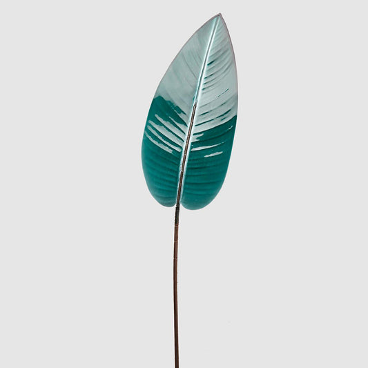 Frunza decorativa verde glossy, 97 cm - SIMONA'S Christmas