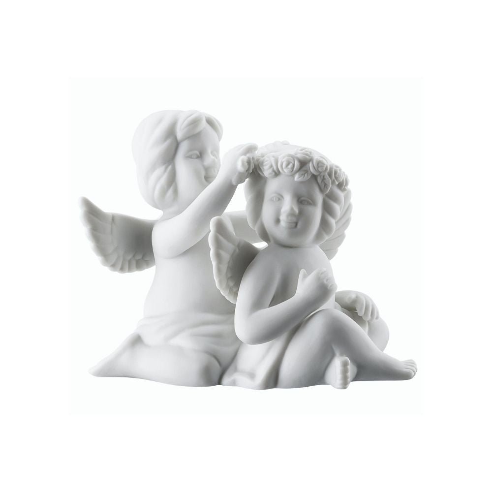 Figurina din portelan, ingeri cu coronita, 6 cm, Angels - ROSENTHAL Figurina din portelan, ingeri cu coronita, 6 cm, Angels - ROSENTHAL