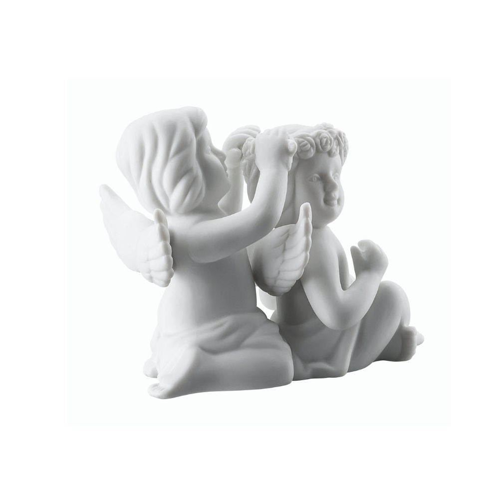Figurina din portelan, ingeri cu coronita, 6 cm, Angels - ROSENTHAL Figurina din portelan, ingeri cu coronita, 6 cm, Angels - ROSENTHAL