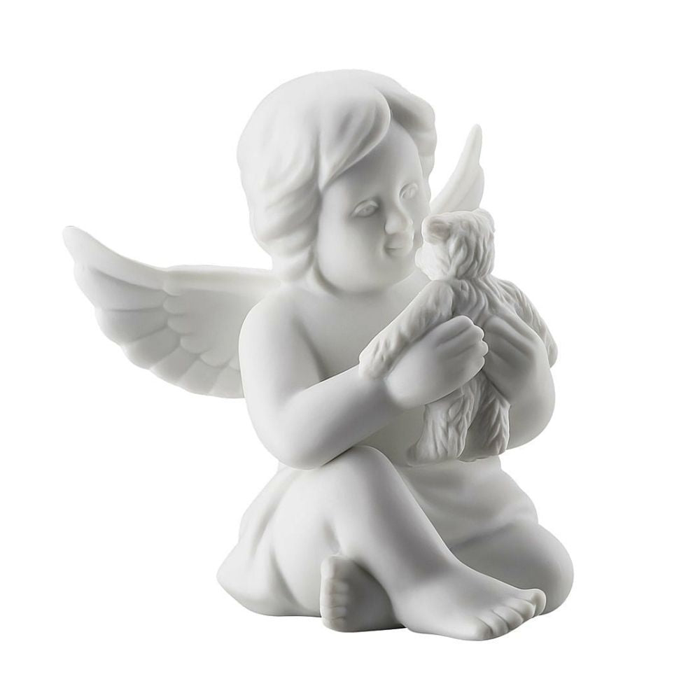 Figurina din portelan, inger cu ursulet, 10 cm, Angels - ROSENTHAL Figurina din portelan, inger cu ursulet, 10 cm, Angels - ROSENTHAL