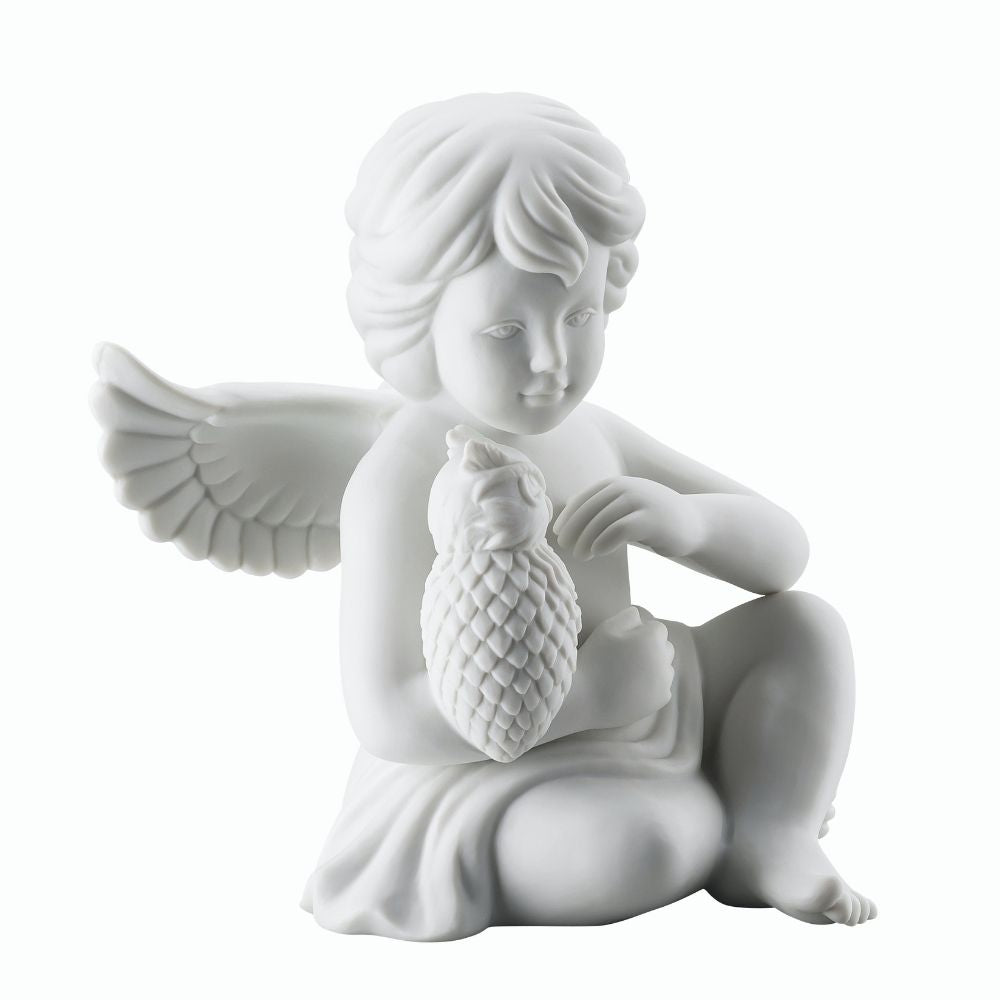 Figurina din portelan, inger cu bufnita, 14 cm, Angels - ROSENTHAL Figurina din portelan, inger cu bufnita, 14 cm, Angels - ROSENTHAL