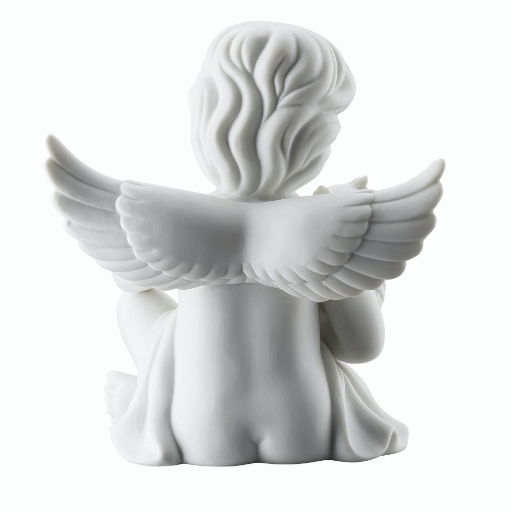 Figurina din portelan, inger cu bufnita, 14 cm, Angels - ROSENTHAL Figurina din portelan, inger cu bufnita, 14 cm, Angels - ROSENTHAL