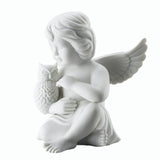 Figurina din portelan, inger cu bufnita, 14 cm, Angels - ROSENTHAL Figurina din portelan, inger cu bufnita, 14 cm, Angels - ROSENTHAL