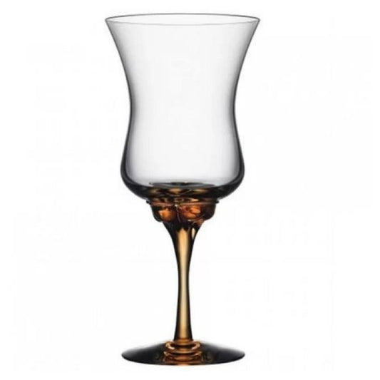 Pahar pentru vin, 350 ml, clear/amber, Sugar Dandy - KOSTA BODA