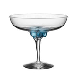 Pahar cupa pentru cocktail, 320 ml, albastru, Sugar Dandy by Asa Jungnelius - Kosta Boda Pahar cupa pentru cocktail, 320 ml, albastru, Sugar Dandy by Asa Jungnelius - Kosta Boda