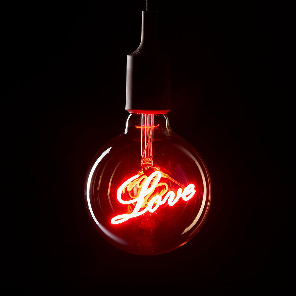 Bec decorativ cu led Love, 12.5 cm - SIMONA'S COLLECTION Bec decorativ cu led Love, 12.5 cm - SIMONA'S COLLECTION
