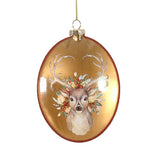 Glob disc cap de cerb, auriu, 12 cm - SIMONA'S Christmas Glob disc cap de cerb, auriu, 12 cm - SIMONA'S Christmas