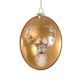 Glob disc cap de cerb, auriu, 12 cm - SIMONA'S Christmas Glob disc cap de cerb, auriu, 12 cm - SIMONA'S Christmas