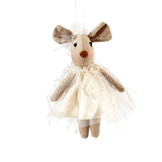 Ornament soricel Wendy, crem, 18 cm - SIMONA'S Christmas