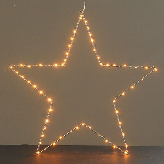 Stea decorativa cu 60 de leduri, 50 cm - SIMONA'S Christmas