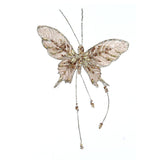 Ornament fluture, platina, 10 cm - SIMONA'S Christmas Ornament fluture, platina, 10 cm - SIMONA'S Christmas