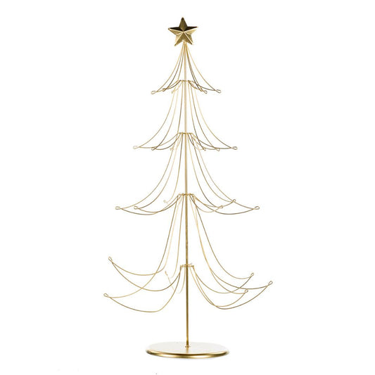 Brad decorativ Wire, auriu, 86 cm - SIMONA'S Christmas