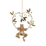 Ornament broasca Willow cu coronita, auriu, 11.5 cm - SIMONA'S Christmas Ornament broasca Willow cu coronita, auriu, 11.5 cm - SIMONA'S Christmas