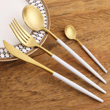 Cutit pentru peste, placat cu aur 24 k, Goa White Gold - CUTIPOL Cutit pentru peste, placat cu aur 24 k, Goa White Gold - CUTIPOL
