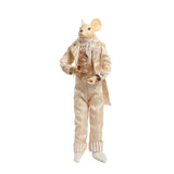 Decoratiune Mr/Miss Soarece, crem-auriu, 43 cm - SIMONA'S Christmas Decoratiune Mr/Miss Soarece, crem-auriu, 43 cm - SIMONA'S Christmas