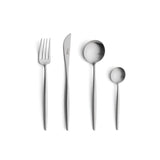 Set tacamuri din otel inoxidabil mat, 24 piese, Moon - CUTIPOL Set tacamuri din otel inoxidabil mat, 24 piese, Moon - CUTIPOL