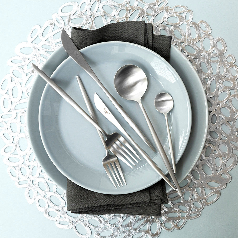 Set tacamuri din otel inoxidabil mat, 24 piese, Moon - CUTIPOL Set tacamuri din otel inoxidabil mat, 24 piese, Moon - CUTIPOL