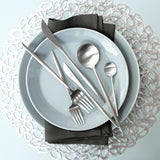 Set tacamuri din otel inoxidabil mat, 24 piese, Moon - CUTIPOL Set tacamuri din otel inoxidabil mat, 24 piese, Moon - CUTIPOL