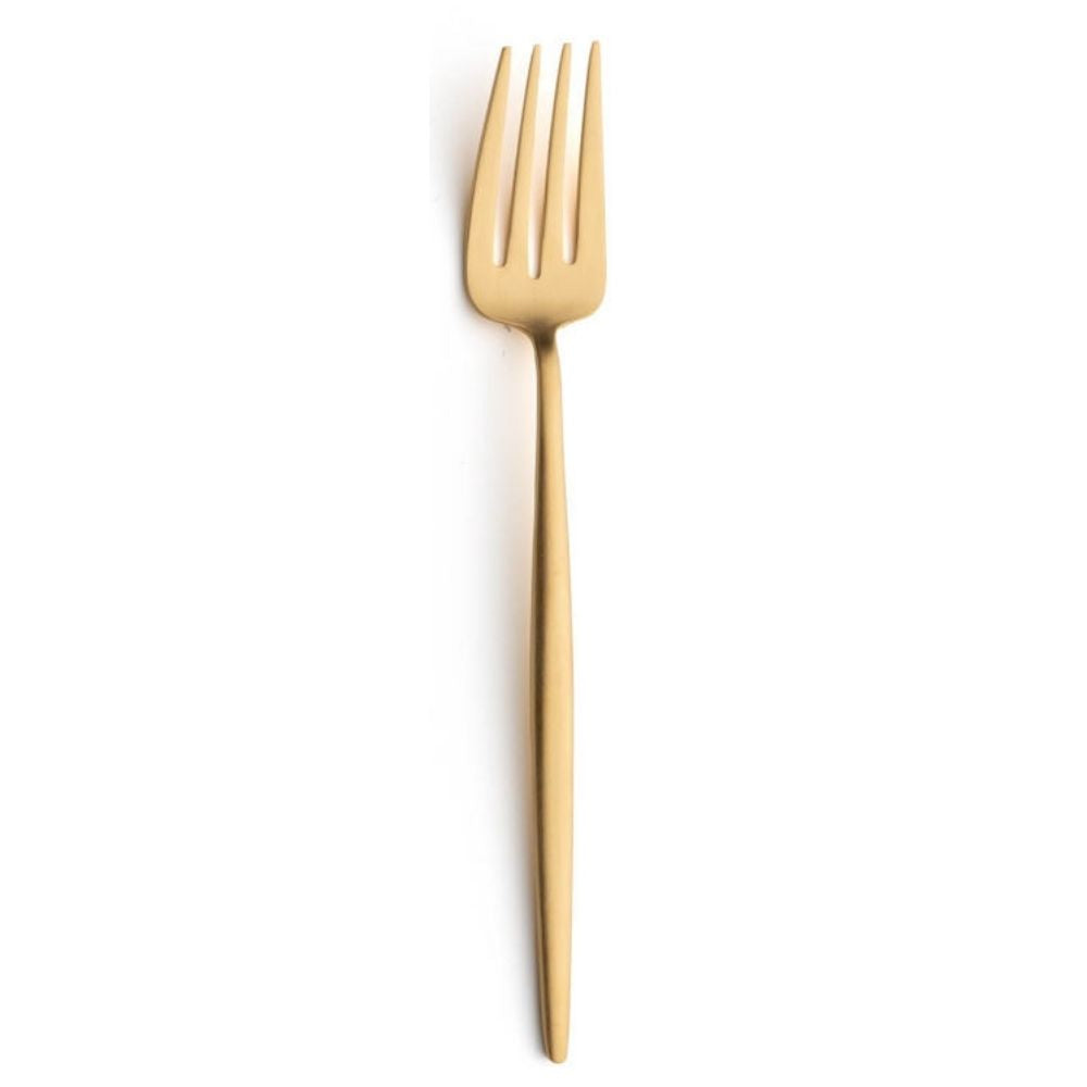Furculita pentru peste, placata cu aur, Moon Gold Matte - CUTIPOL Furculita pentru peste, placata cu aur, Moon Gold Matte - CUTIPOL