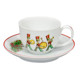Set 6 cesti pentru espresso si farfurii, Christmas Magic - VISTA ALEGRE Set 6 cesti pentru espresso si farfurii, Christmas Magic - VISTA ALEGRE