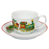 Set 6 cesti pentru espresso si farfurii, Christmas Magic - VISTA ALEGRE Set 6 cesti pentru espresso si farfurii, Christmas Magic - VISTA ALEGRE