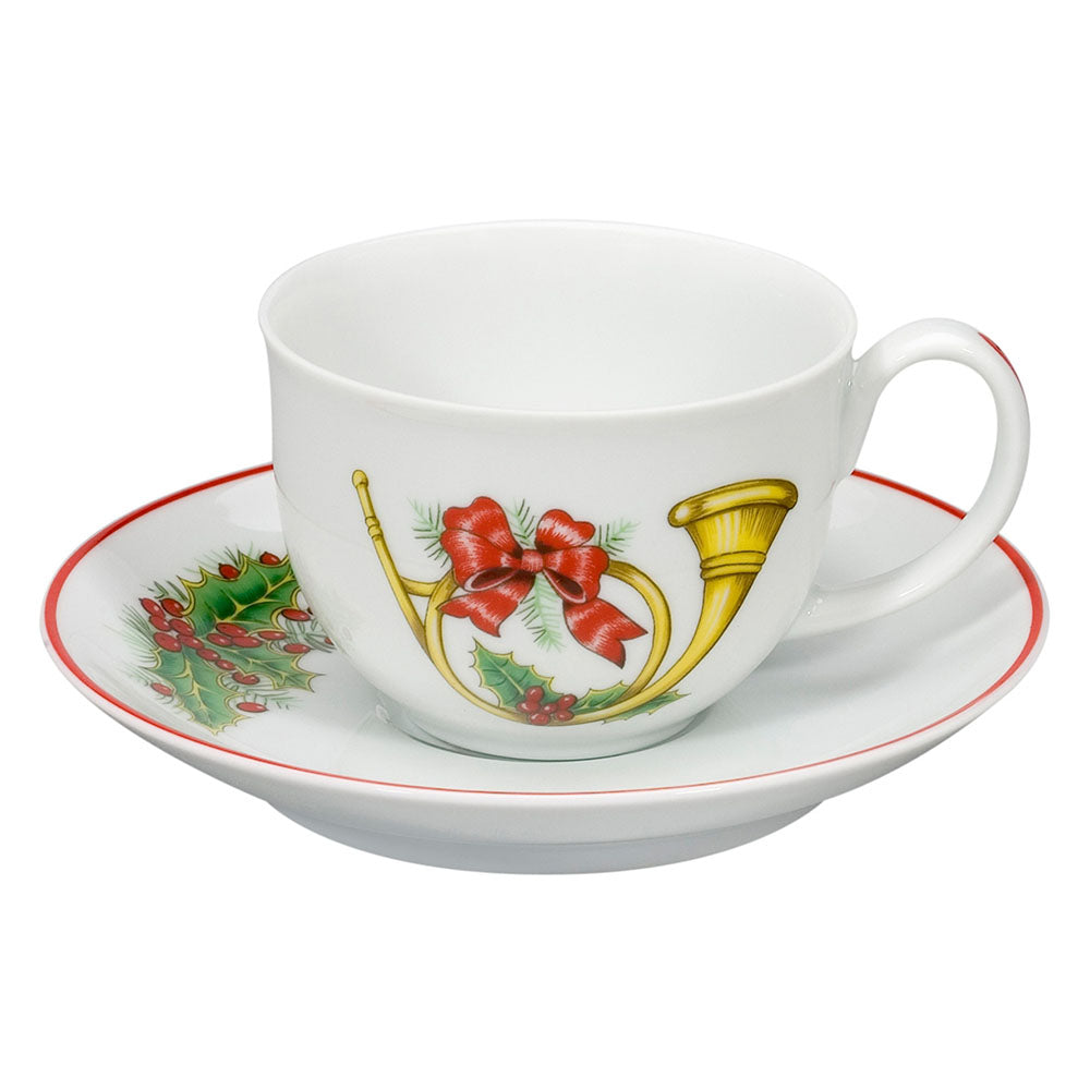 Set 6 cesti pentru espresso si farfurii, Christmas Magic - VISTA ALEGRE Set 6 cesti pentru espresso si farfurii, Christmas Magic - VISTA ALEGRE