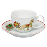 Set 6 cesti pentru espresso si farfurii, Christmas Magic - VISTA ALEGRE Set 6 cesti pentru espresso si farfurii, Christmas Magic - VISTA ALEGRE