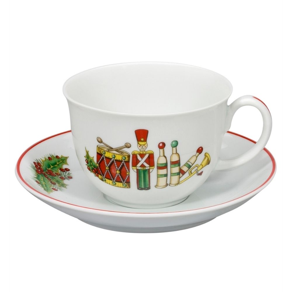 Set 6 cesti pentru ceai si farfurii, Christmas Magic - VISTA ALEGRE Set 6 cesti pentru ceai si farfurii, Christmas Magic - VISTA ALEGRE