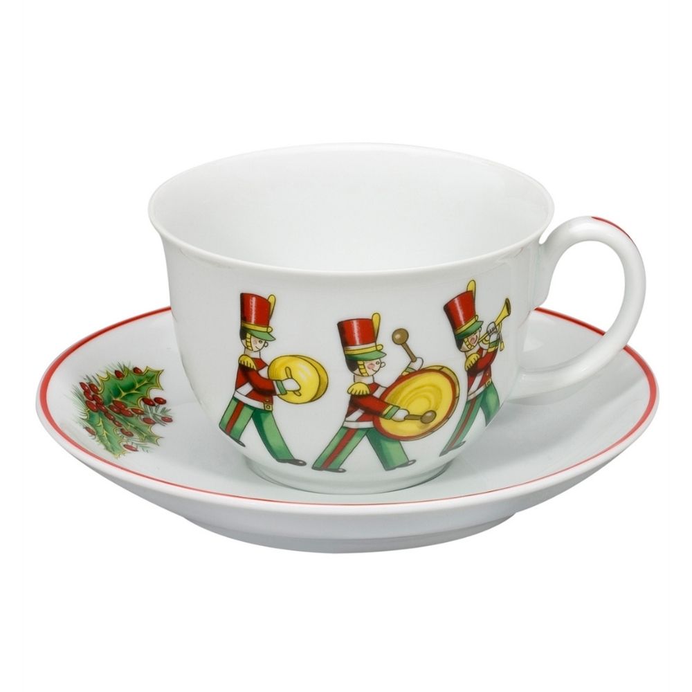 Set 6 cesti pentru ceai si farfurii, Christmas Magic - VISTA ALEGRE Set 6 cesti pentru ceai si farfurii, Christmas Magic - VISTA ALEGRE