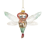 Ornament din sticla zana-libelula, roz-verde, 14 cm - SIMONA'S Christmas Ornament din sticla zana-libelula, roz-verde, 14 cm - SIMONA'S Christmas