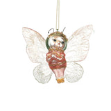 Ornament din sticla zana-libelula, roz-verde, 14 cm - SIMONA'S Christmas Ornament din sticla zana-libelula, roz-verde, 14 cm - SIMONA'S Christmas