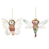 Ornament din sticla zana-libelula, roz-verde, 14 cm - SIMONA'S Christmas Ornament din sticla zana-libelula, roz-verde, 14 cm - SIMONA'S Christmas