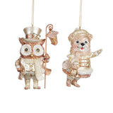 Ornament urs/bufnita, crem-sampanie, 9 cm - SIMONA'S Christmas Ornament urs/bufnita, crem-sampanie, 9 cm - SIMONA'S Christmas