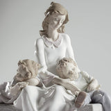 Sculptura An afternoon Nap Mother by Antonio Ramos - LLADRO Sculptura An afternoon Nap Mother by Antonio Ramos - LLADRO