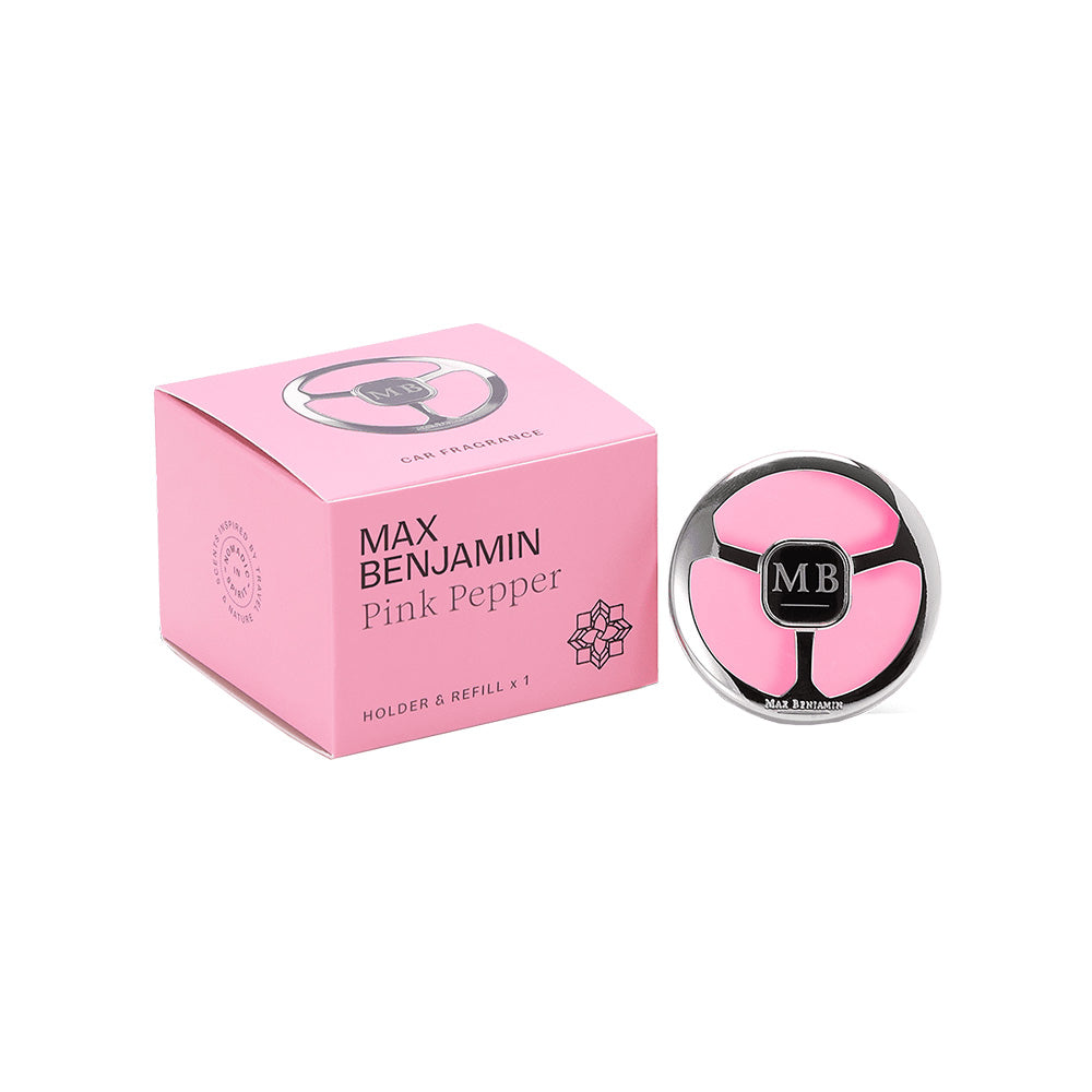 Aromatizator pentru masina, Pink Pepper, Car Fragrance - MAX BENJAMIN Aromatizator pentru masina, Pink Pepper, Car Fragrance - MAX BENJAMIN